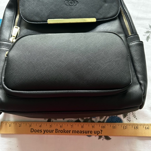 COOFIT black vinyl backpack - Picture 14 of 15